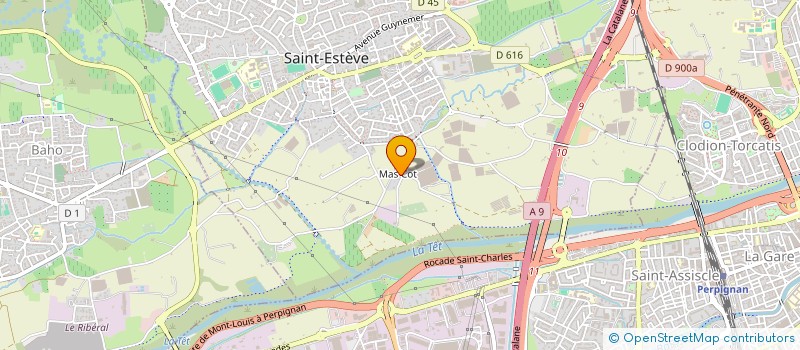 localisation de l'entreprise SCI SCALAIRE  SAINT-ESTEVE