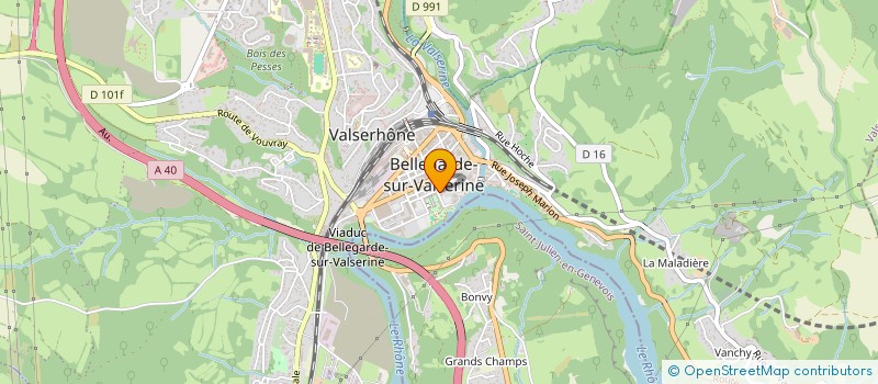 localisation de l'entreprise SCI SCALENE à VALSERHONE