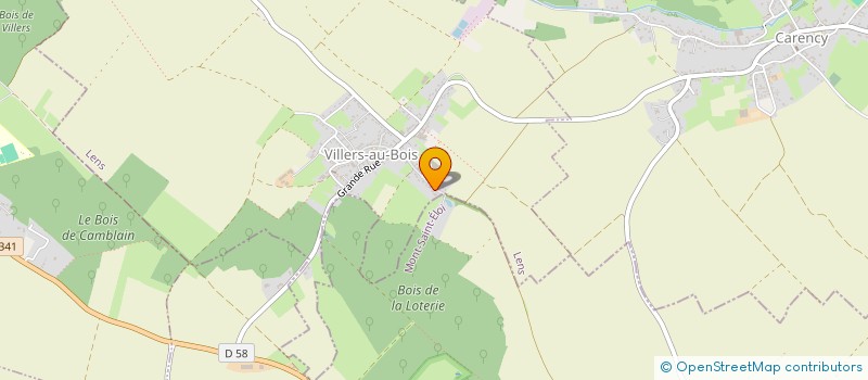 localisation de l'entreprise SCI SCALLEZ  VILLERS-AU-BOIS