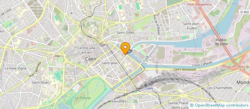 localisation de l'entreprise SCI SCAMATEAM  CAEN