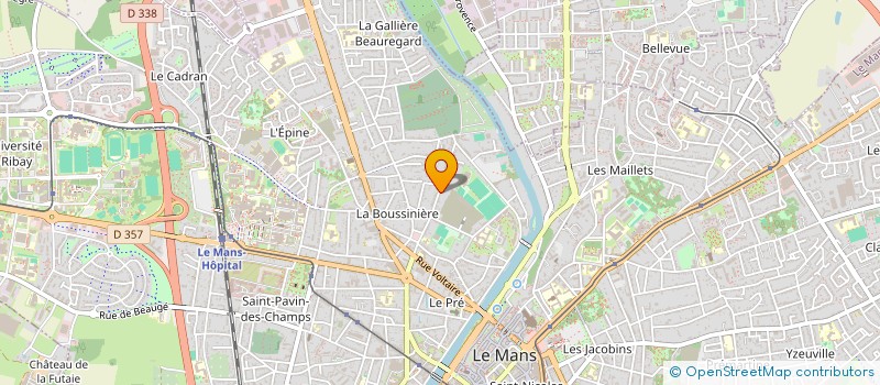 localisation de l'entreprise SCI SCAN  LE MANS