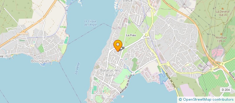 localisation de l'entreprise SCI SCAN INVEST  BALARUC-LES-BAINS