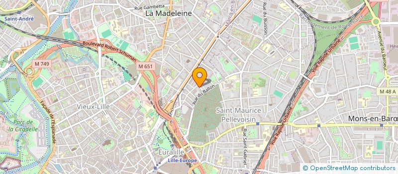localisation de l'entreprise SCI SCANDICCI à LA MADELEINE