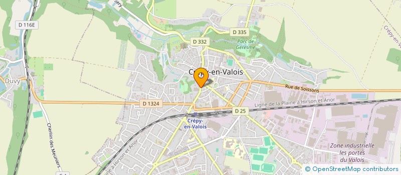 localisation de l'entreprise SCI SCAP  CREPY-EN-VALOIS