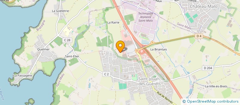 localisation de l'entreprise SCI SCAP ALIZES  SAINT-JOUAN-DES-GUERETS