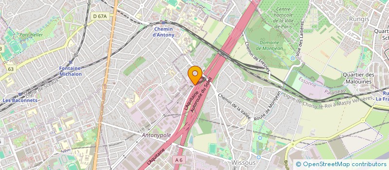 localisation de l'entreprise SCI SCAPMAREE IMMOBILIER à WISSOUS
