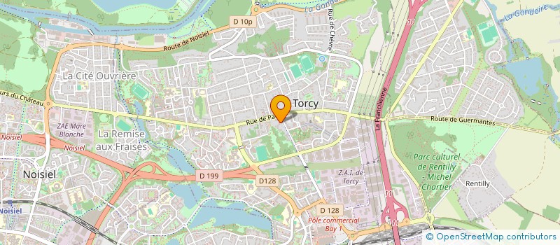 localisation de l'entreprise SCI SCAR IMMO  TORCY