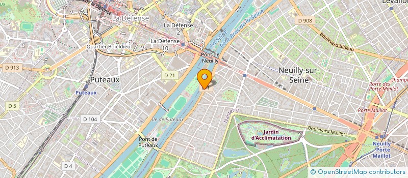 localisation de l'entreprise SCI SCARA à NEUILLY-SUR-SEINE