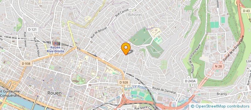 localisation de l'entreprise SCI SCARABAE à ROUEN