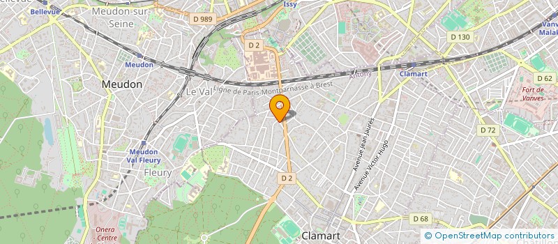 localisation de l'entreprise SCI SCARABUS à CLAMART