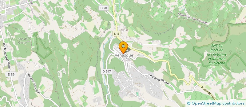 localisation de l'entreprise SCI SCARAMANGA  VENASQUE