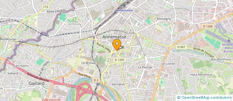 localisation de l'entreprise SCI SCARITONY à ANNEMASSE