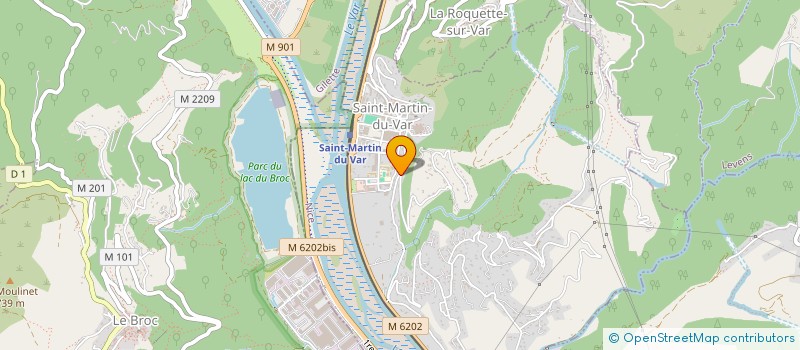 localisation de l'entreprise SCI SCARL TWIST  SAINT-MARTIN-DU-VAR