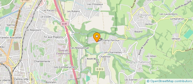 localisation de l'entreprise SCI SCARLETT  PUGNY-CHATENOD