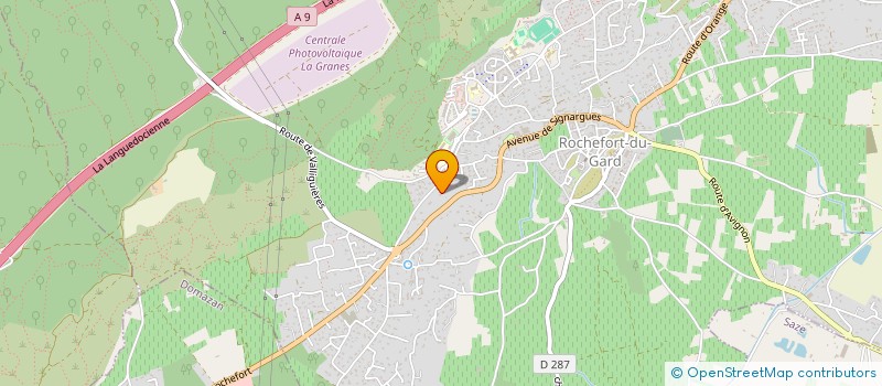 localisation de l'entreprise SCI SCARLETT  ROCHEFORT-DU-GARD
