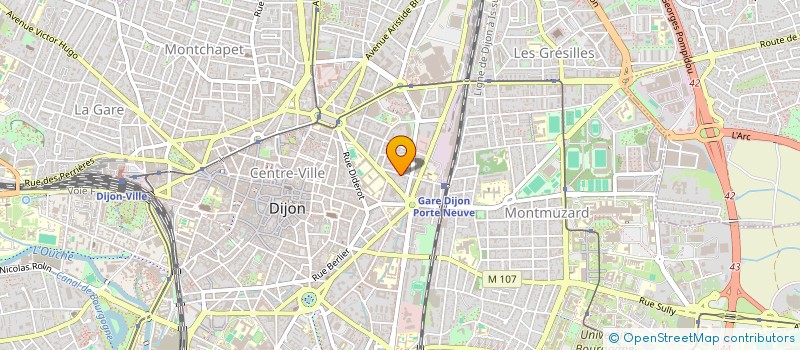 localisation de l'entreprise SCI SCARPA à DIJON