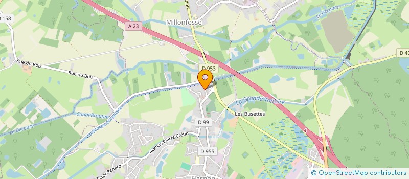 localisation de l'entreprise SCI SCARPEDIEM  HASNON