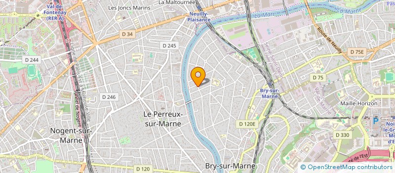 localisation de l'entreprise SCI SCAV PATRIMONY  BRY-SUR-MARNE