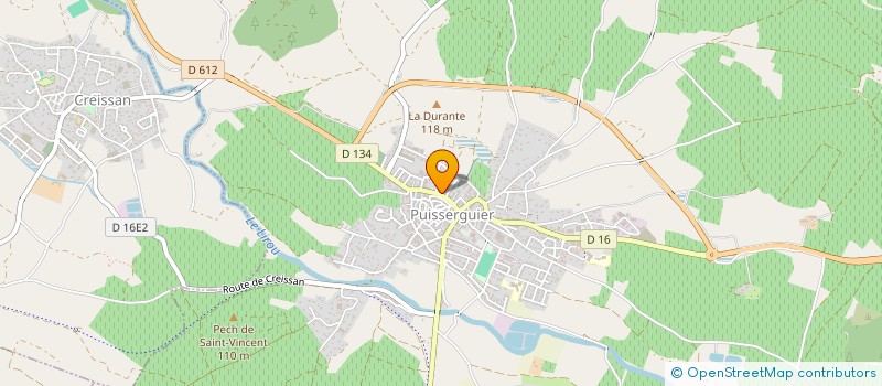 localisation de l'entreprise SCI SCB  PUISSERGUIER