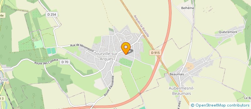 localisation de l'entreprise SCI SCB  TOURVILLE-SUR-ARQUES