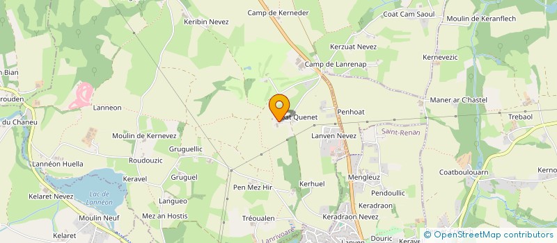 localisation de l'entreprise SCI SCB  MILIZAC-GUIPRONVEL