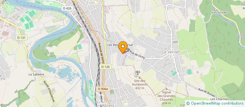 localisation de l'entreprise SCI SCB  ABREST