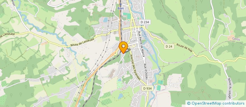 localisation de l'entreprise SCI SCBB  GAN