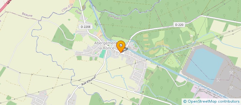 localisation de l'entreprise SCI SCBEF  ABERGEMENT-LA-RONCE