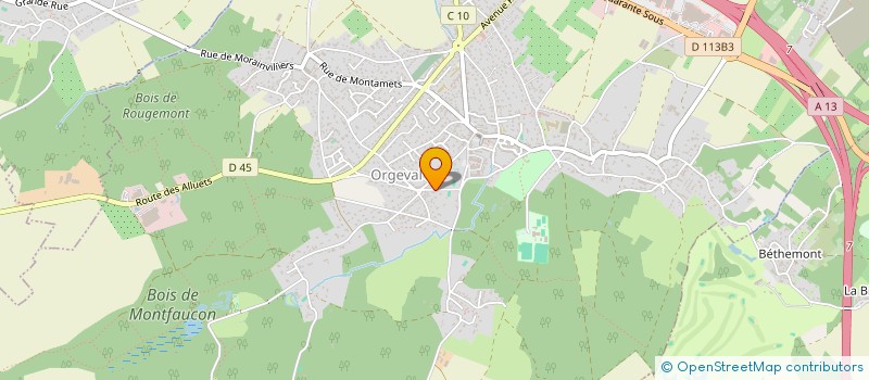 localisation de l'entreprise SCI SCBG à LE FAVRIL