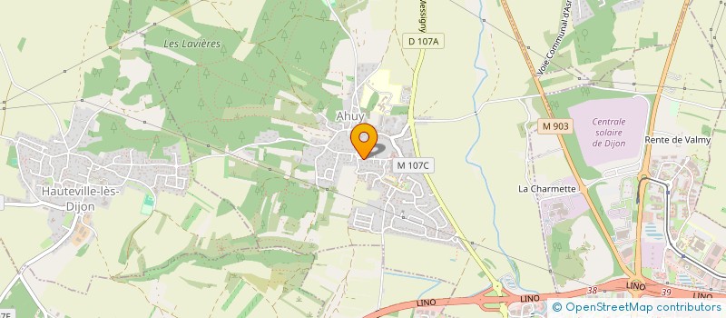 localisation de l'entreprise SCI SCC  AHUY