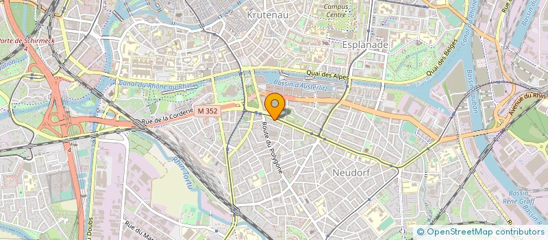 localisation de l'entreprise SCI SCC à STRASBOURG