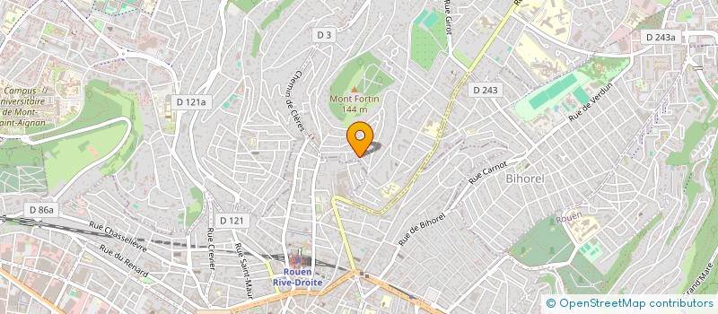 localisation de l'entreprise SCI SCCD  BOIS-GUILLAUME