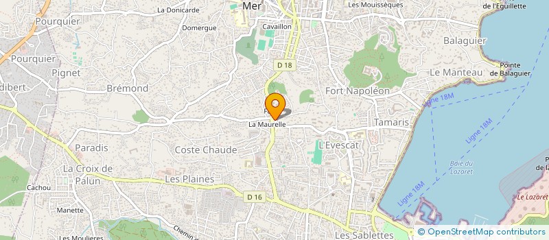 localisation de l'entreprise SCI SCCM à LA SEYNE-SUR-MER