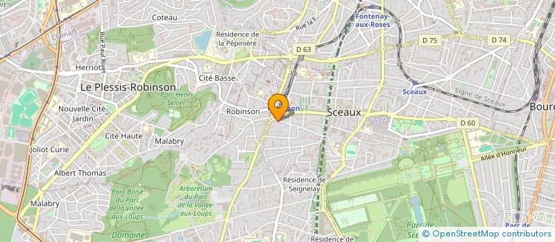 localisation de l'entreprise SCI SCEAUX MONTPARNASSE à SCEAUX