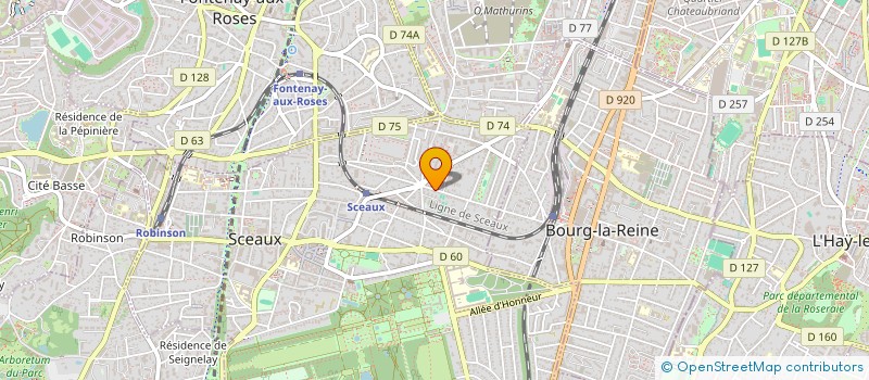 localisation de l'entreprise SCI SCEAUX - VIC à SCEAUX