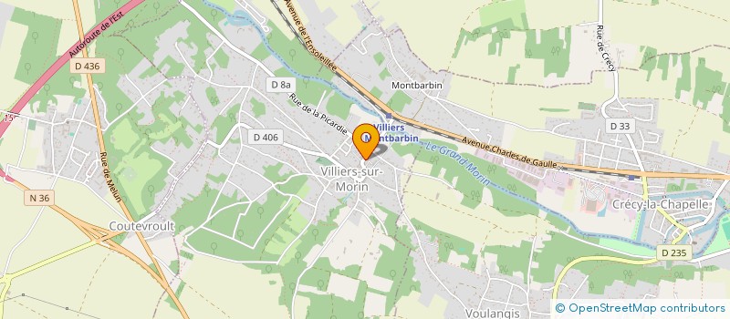 localisation de l'entreprise SCI SCEC  VILLIERS-SUR-MORIN