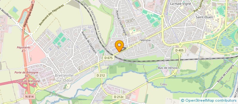 localisation de l'entreprise SCI SCELLES à CAEN