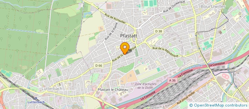 localisation de l'entreprise SCI SCEMN  PFASTATT