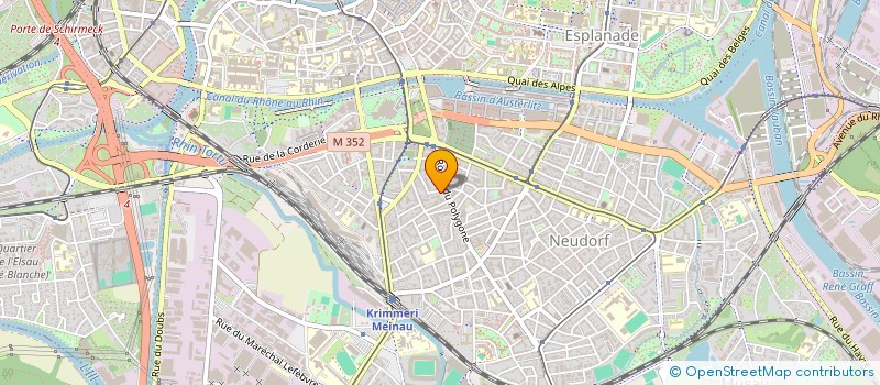 localisation de l'entreprise SCI SCER L ALSACE à STRASBOURG