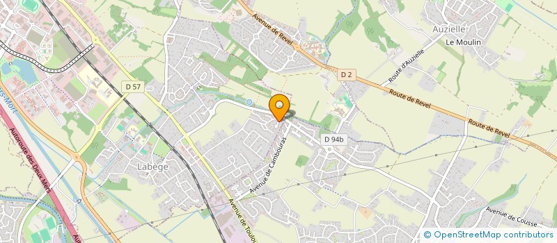 localisation de l'entreprise SCI SCF  LABEGE