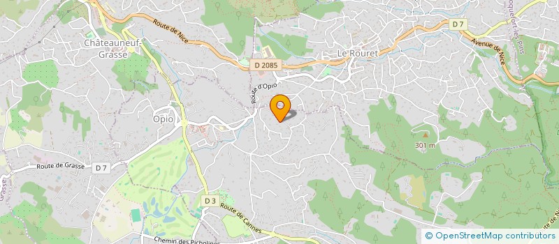 localisation de l'entreprise SCI SCFC  OPIO