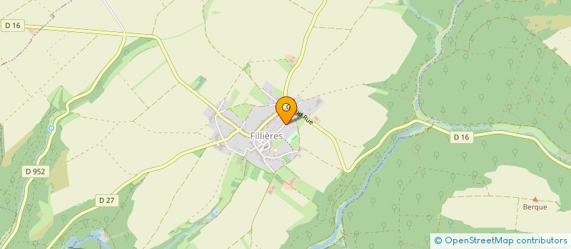 localisation de l'entreprise SCI SCG  FILLIERES