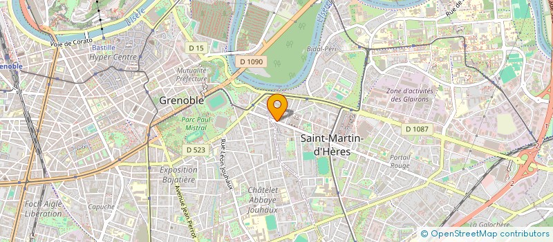 localisation de l'entreprise SCI SCG  SAINT-MARTIN-D'HERES