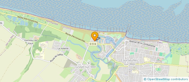 localisation de l'entreprise SCI SCGAUVIN  GRAYE-SUR-MER