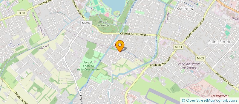 localisation de l'entreprise SCI SCH  CUGNAUX