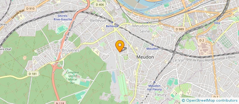 localisation de l'entreprise SCI SCH-IR à MEUDON