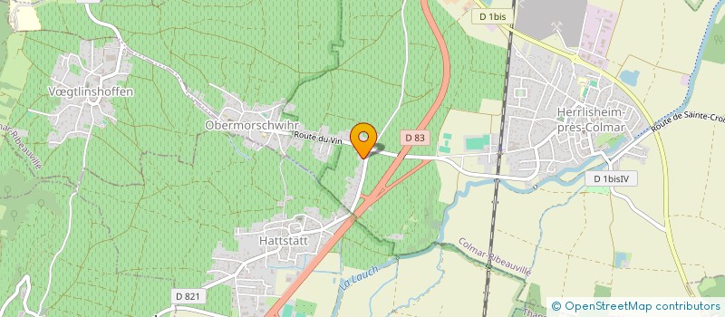 localisation de l'entreprise SCI SCHAAF-QUINTLE  HERRLISHEIM-PRES-COLMAR