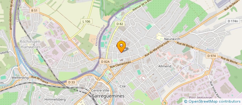 localisation de l'entreprise SCI SCHAAFF à SARREGUEMINES