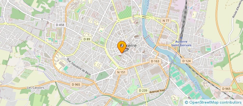 localisation de l'entreprise SCI SCHAEFFER à AUXERRE