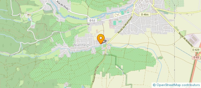 localisation de l'entreprise SCI SCHAEGIS RECK  BERGHOLTZZELL